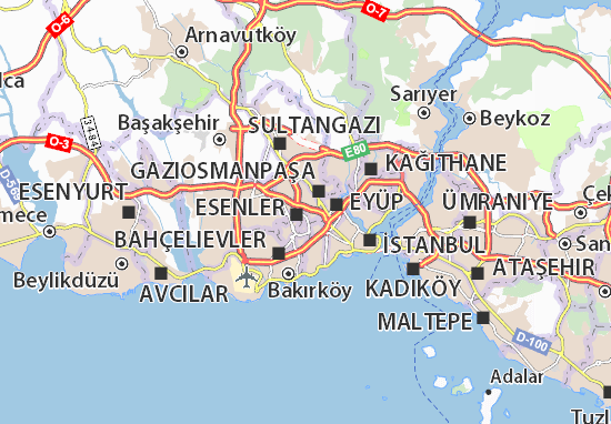 Karte Stadtplan Altıntepsi