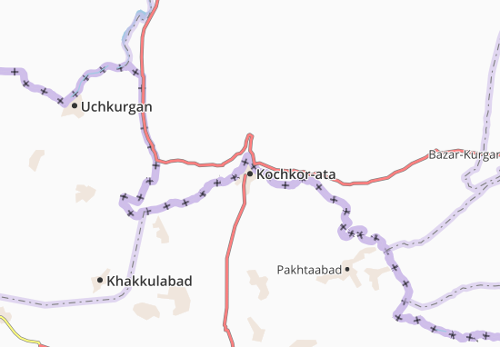 Karte Stadtplan Kochkor-ata