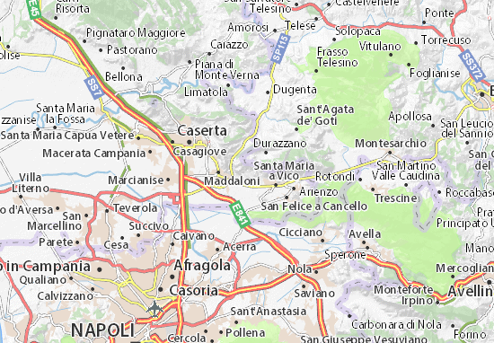 Karte Stadtplan Cervino