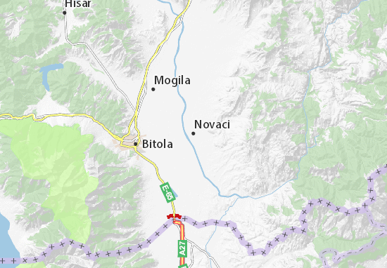 Novaci Map