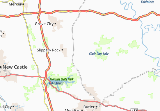 Karte Stadtplan Coaltown