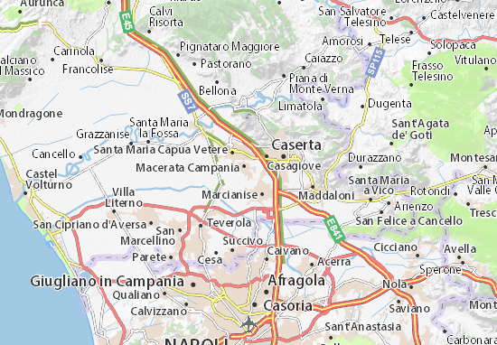Karte Stadtplan Portico di Caserta