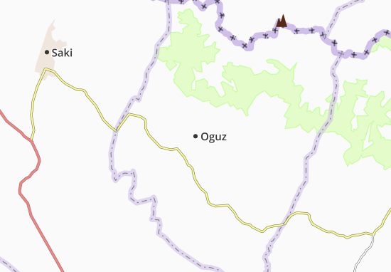 Karte Stadtplan Oguz
