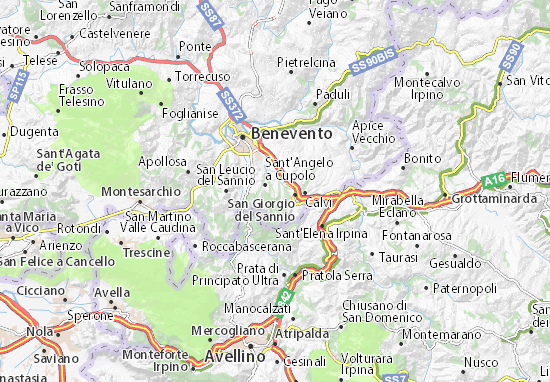 Karte Stadtplan San Nicola Manfredi