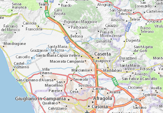 Santa Maria Capua Vetere Map