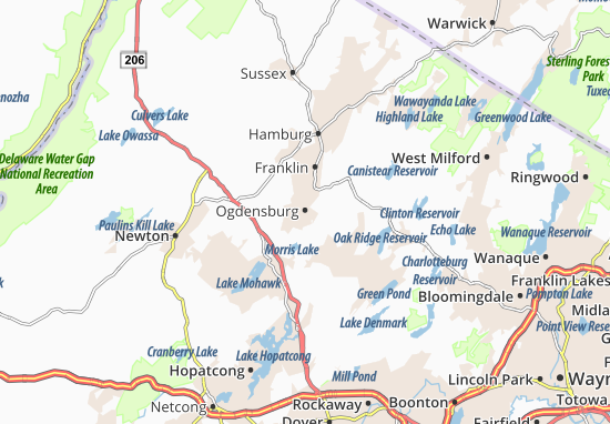Ogdensburg Map