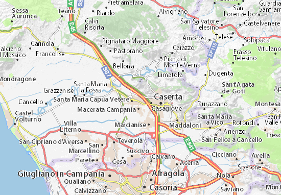 Kaart Plattegrond San Prisco