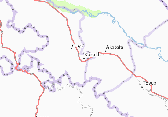 Mapa Kazakh