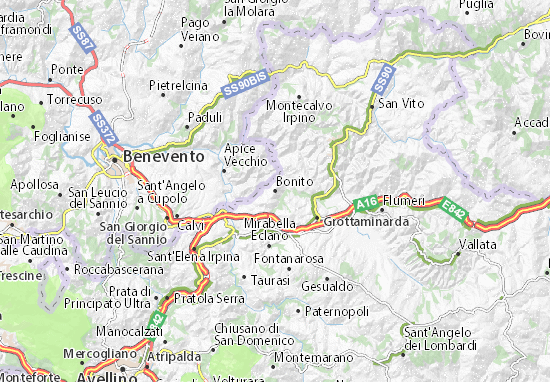 Karte Stadtplan Bonito