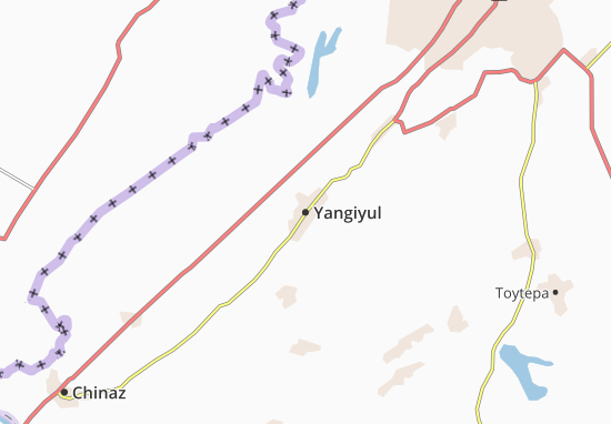 Kaart Plattegrond Yangiyul