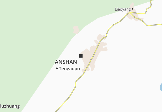 Karte Stadtplan Anshan