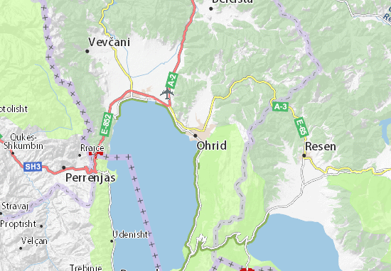 Carte-Plan Ohrid