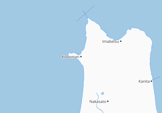 Karte Stadtplan Kodomari