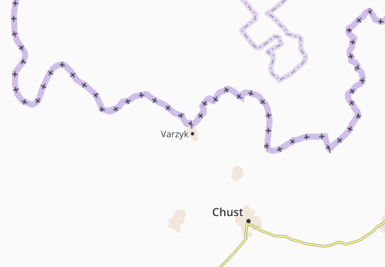 Mapa Varzyk
