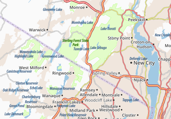 Mapa Sloatsburg