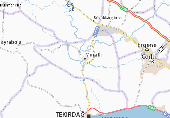 Kaart Plattegrond Muratlı