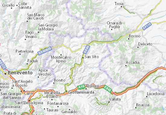 Karte Stadtplan San Vito