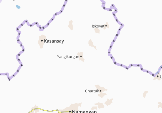 Yangikurgan Map