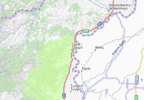 Souflí Map