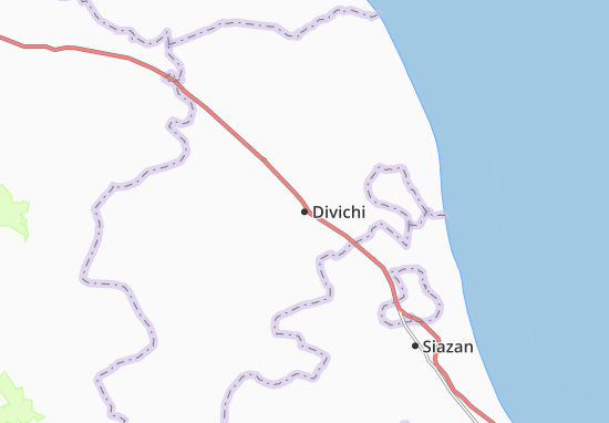 Karte Stadtplan Divichi