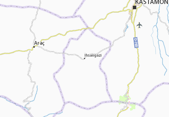 İhsangazi Map