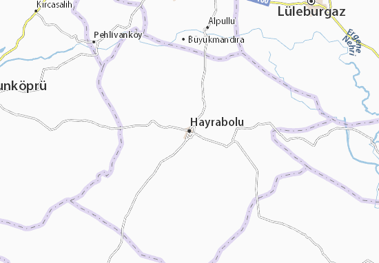 Karte Stadtplan Hayrabolu