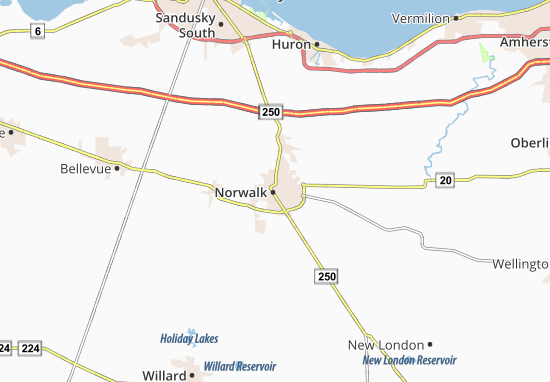 Norwalk Map