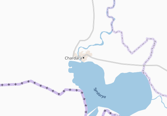 Mapa Chardara