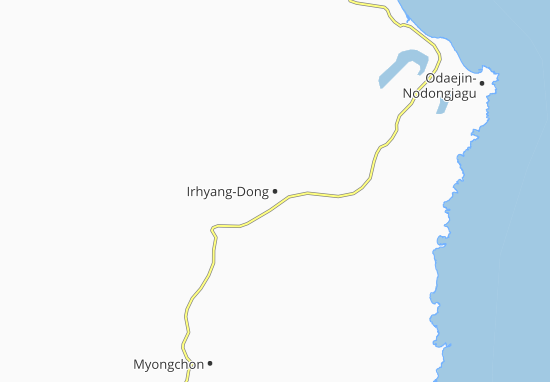 Kaart Plattegrond Irhyang-Dong