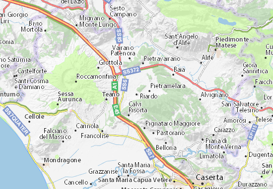 Karte Stadtplan Riardo