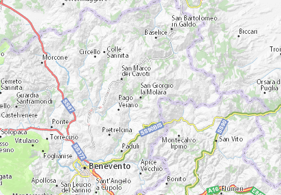 Mapa San Giorgio la Molara