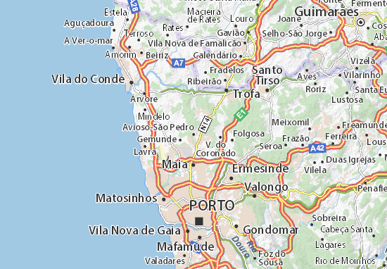 Mapas-Planos Avioso-São Pedro