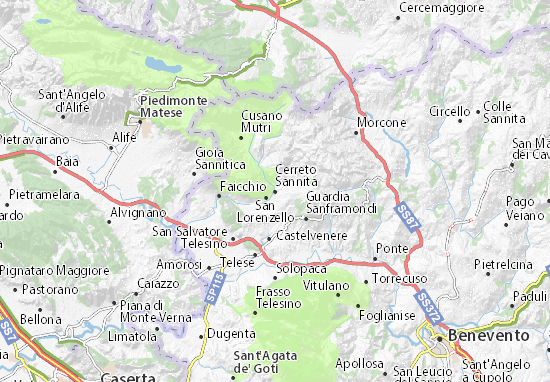 Mappe-Piantine Cerreto Sannita