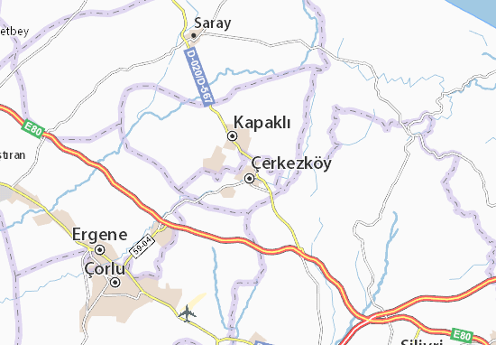 Gazi Mustafa Kemalpaşa Map