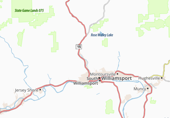 Mapa Hepburnville