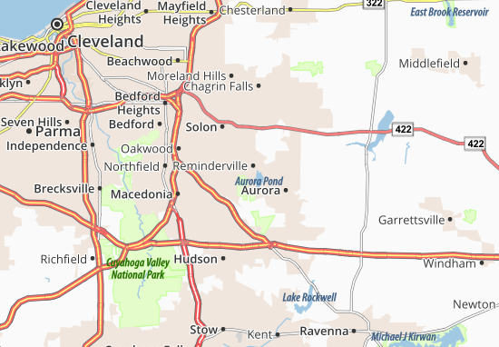 Karte Stadtplan Reminderville
