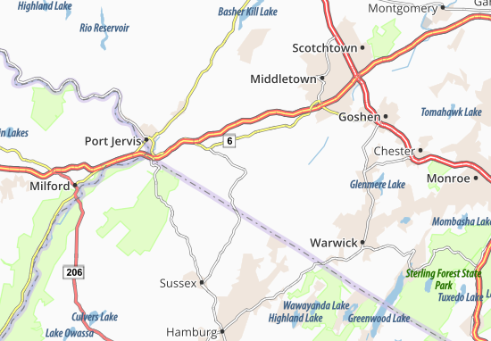 Mapa Westtown