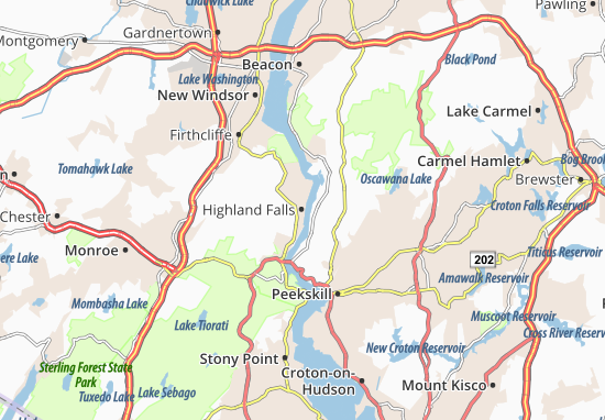 Highland Falls Map