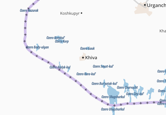 Khiva Map