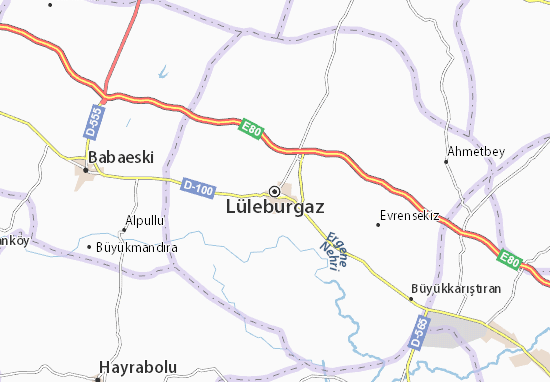 Mapa Lüleburgaz