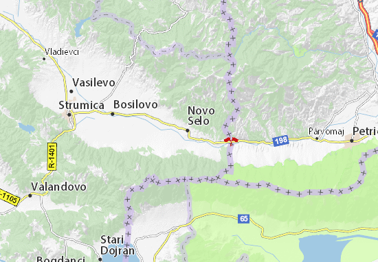 Karte Stadtplan Novo Selo