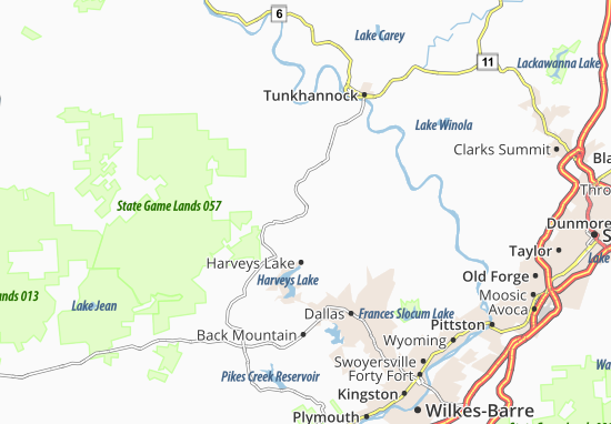 Bowman Creek Map