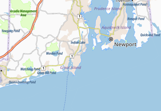 Narragansett Pier Map