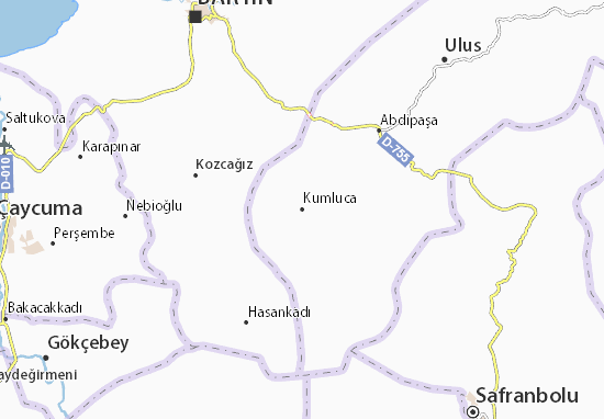 Mapa Kumluca