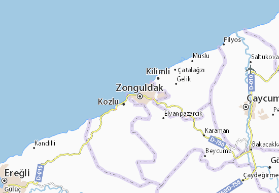 Zonguldak Map