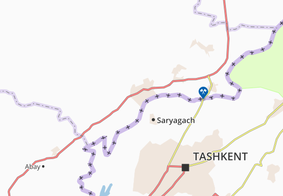 Ssary-agatsch Map