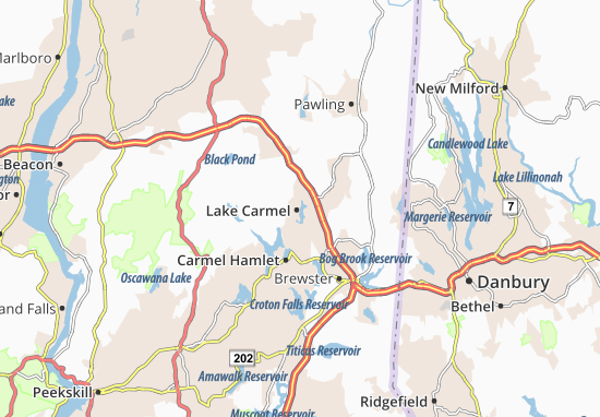 Lake Carmel Map