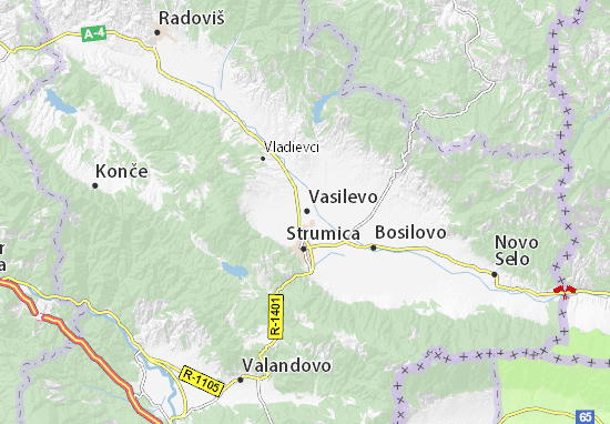 Kaart Plattegrond Vasilevo