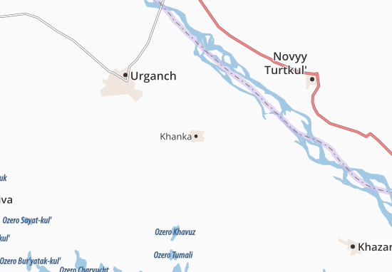Karte Stadtplan Khanka