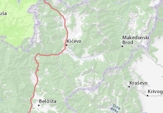 Kaart Plattegrond Čelopeci